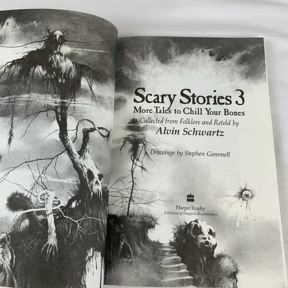 Scary Stories to Tell in the Dark Scary Stories 3 Alvin Schwartz Stephen Gammell - Picture 8 of 14